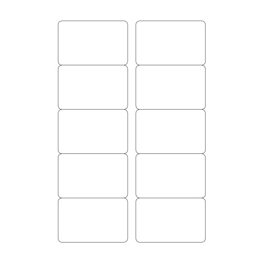 Cartes de visite
Bords lisses, 220 g/m², Satiné, Laser