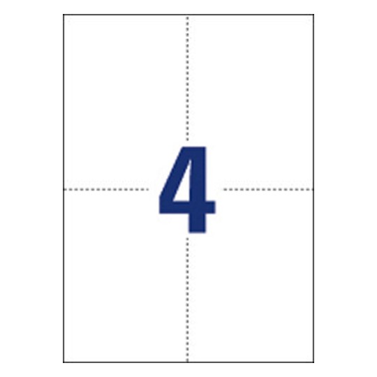 4 étiquettes rectangles