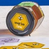 etiquettes haxagone