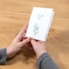 Carte pliée personnalisée