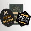 stickers bière sur mesure