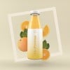Etiquette personnalisée pour bouteille de jus de fruit