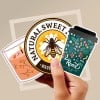 Stickers personnalisés découpés à l'unité