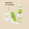 Rouleaux d'étiquettes personnalisées pour bouteilles