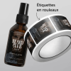Rouleaux d'étiquettes personnalisées pour produits de beauté