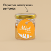 Etiquette américaine personnalisée pour pot de miel