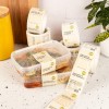 étiquettes personnalisées alimentaires en rouleaux