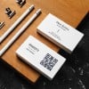 Carte de visite personnalisée avec un QR code
