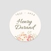 Stickers personnalisé avec un design décès