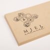 Matière papier kraft recyclé pour cartes personnalisées
