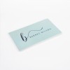 Carte de visite personnalisée bleu clair