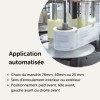 Application automatique d'étiquettes personnalisées en rouleaux