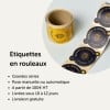 Avantages des étiquettes en rouleaux pour bouteilles de spiritueux