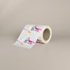 Etiquettes rouleaux en plastique recycle