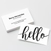 cartes de visite matière luxe recto verso