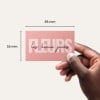 carte de visite standard 85x55mm