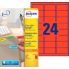 Etiquette enlevable couleur L6034-20 Contenu: 480 Etiquettes / 20 Feuilles