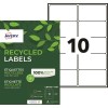 Etiquettes 100% recyclées LR7173-100 Contenu: 1.000 Etiquettes / 100 Feuille