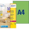 Etiquettes Fluorescentes L6007-20 Contenu: 20 Etiquettes / 20 Feuilles
