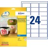 Etiquette ultra-résistante J4773-10 Contenu: 240 Etiquettes / 10 Feuilles