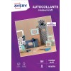 8 autocollants A4 en papier recyclé couleur kraft C9410K