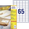Etiquettes multi-usages recyclées LR3666 Contenu: 6.500 Etiquettes / 100 Feuilles