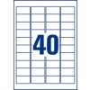 Etiquette mini L7654-25 25,4 x 45,7 mm