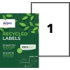 Etiquettes 100% recyclées LR7167-100 Contenu: 100 Etiquettes / 100 Feuilles