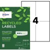 400 étiquettes 100% recyclées LR3483-100 Contenu: 400 Etiquettes / 100 Feuille