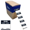 Rouleau de 1000 Etiquettes "DIMANCHE" - 25x25mm - Amovibles DLSSUNREV-1000