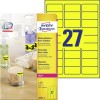 Etiquettes Fluorescentes L6004-25 Contenu: 675 Etiquettes / 25 Feuilles