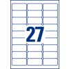 Etiquettes enlevables L4737REV-25 29,6 x 63,5 mm