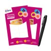 Pack promo 72 étiquettes vêtements autocollantes + marqueur offert ETVET36X2PEN