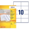 Etiquettes copieurs DP010-100 Contenu: 1.000 Etiquettes / 100 Feuilles