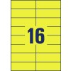 Etiquettes couleur 3455 105 x 37 mm
