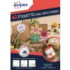 Etiquettes brillantes rondes J8105MC