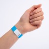 AVERY - 500 bracelets papier TYVEK® largeur 19mm Bleu Fluo TYVBL-50