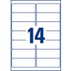 Etiquette adresse L7563-25 38,1 x 99,1 mm