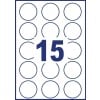 Etiquettes amovibles L4853REV-25 Ø 51 mm