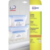 Avery (L7970-25) Etiqueta para congelador y nevera, 63,5 x 33,9 mm, caja de  600 unidades, cantos redondeados, blanco - Etiquetas  especiales Kalamazoo