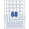 Stickers Carrés Antimicrobien AM00SA4-10