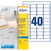 Etiquette mini J8654-25 Contenu: 1.000 Etiquettes / 25 Feuilles