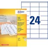 Etiquettes copieurs DP245-100 Contenu: 2.400 Etiquettes / 100 Feuilles