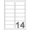 Etiquette ultra-résistante L7063-20 38,1 x 99,1 mm