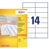 Etiquettes copieurs DP144-100 Contenu: 1.400 Etiquettes / 100 Feuilles