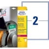 Etiquettes ultra résistantes L7916-10 Contenu: 20 Etiquettes / 10 Feuilles