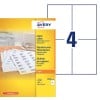 Etiquettes copieurs DP004-100 Contenu: 400 Etiquettes / 100 Feuilles