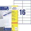 Etiquettes multi-usages 3423 Contenu: 1.600 Etiquettes / 100 Feuilles