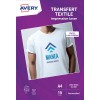 15 transferts textile pour coton blanc/clair C9403-15