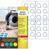 Pastilles calendrier, adhésif enlevable L7804-10 Contenu: 240 Etiquettes / 10 Feuilles